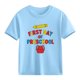 thumbnail image 1 of Blusas y camisas de manga corta con cuello redondo para niños y niñas, camisetas gráficas de manga corta, blusas con estampados bonitos para la temporada escolar., 1 of 9