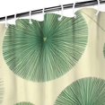 thumbnail image 3 of Green Tie Dye Fan Pattern Shower Curtain 84"x72" ,Bathroom Decorative Shower Curtains Set with 12 Hooks,Modern Waterproof Washable Shower Curtain, 3 of 6
