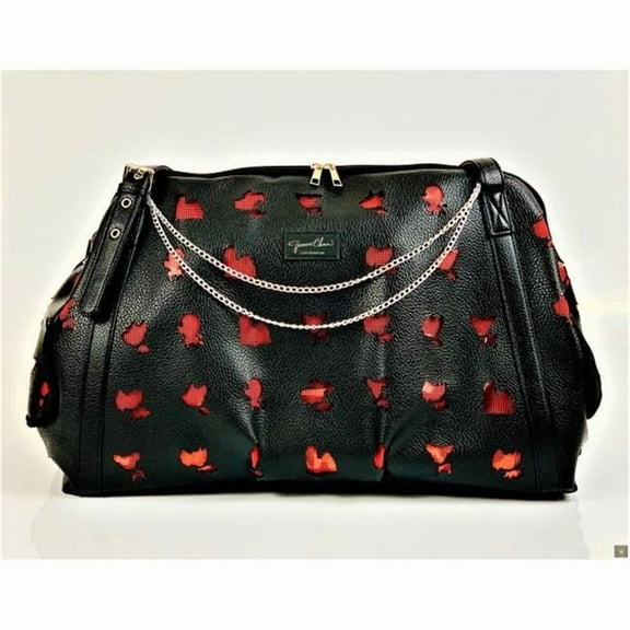 JCLA MSAT-BL Mystere Satchel Bag, Black