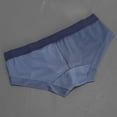 thumbnail image 4 of Fewfanhot Men's Triangle Panties Ultra-thin Underwear, Ice Silk U Bulge Pouch Male Breathable Comfy Underpants, 4 of 7