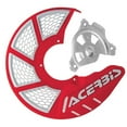thumbnail image 1 of Acerbis X-Brake Vented Front Disc Cover with Mounting Kit Red/White for Husqvarna FE 350 2016-2018, 1 of 1