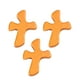 thumbnail image 4 of Cruz de madera para oración, 5 uds., cruz de sujeción de madera, religiosas pequeñas, adorno portátil, Cruz de madera de pino de Tierra Marrón BLESIY Cruces de mano, 4 of 8