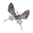 thumbnail image 1 of EZLIFE Broche de mariposa de lujo con alas de acrílico transparente R0V9, 1 of 7
