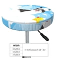 thumbnail image 4 of Kll Collie In Bathtub Round Bar Chair Cushion Cover 12 Inch,Bar Stool Protector With Elastic, Soft Washable, 4 of 7
