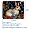 thumbnail image 5 of FeBohao Funny Mouse Pad Mat for Wireless Jiaji Cloth Portable Non Scratch Soft Custom Small Retro Office Decor Adults Chic Aesthetic Trendy Haves Kids Organizers Rabbits, 5 of 6