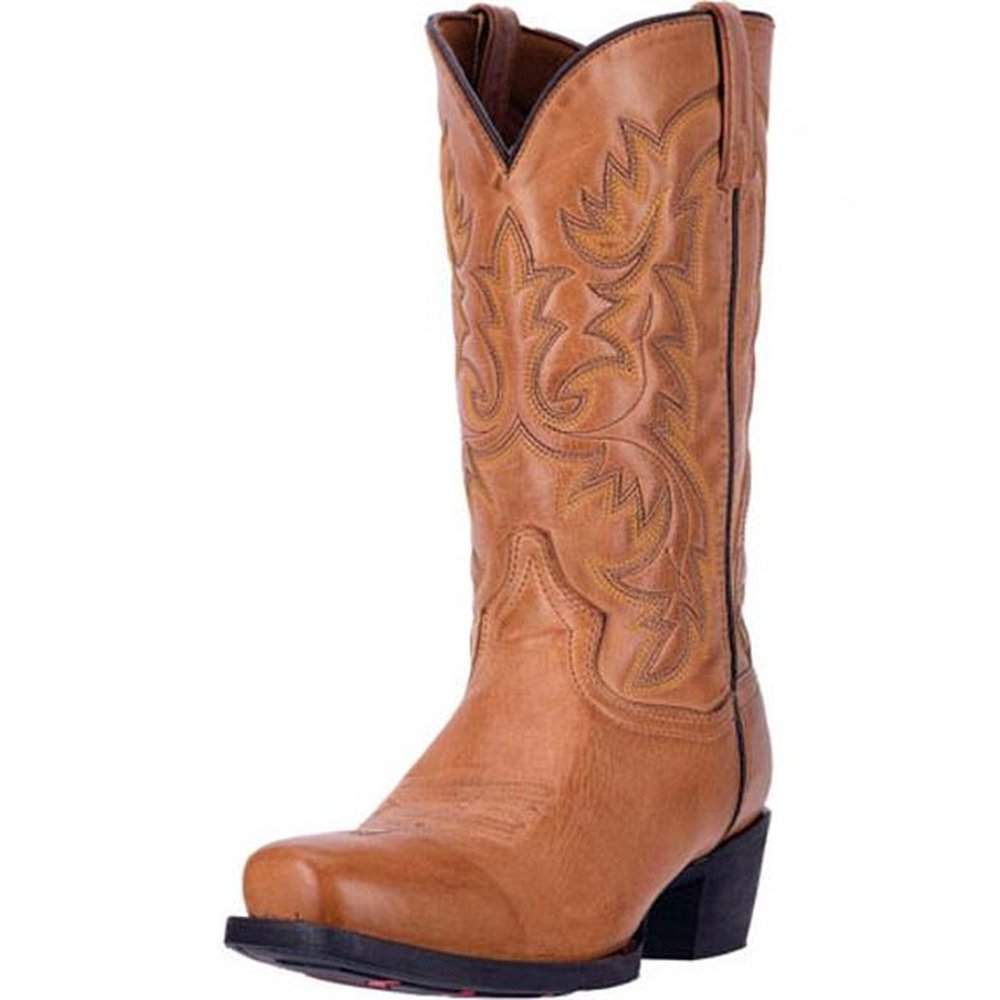 Laredo Laredo Western Boots Mens 12 Bryce Cowboy Heel CST Burnished Tan 68441