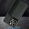 thumbnail image 5 of Funda para portatarjetas Flip Clip para teléfono celular PU Ranuras para tarjetas Funda magnética a prueba de golpes para iP14 Pro Zhivalor CPB-SSW1058-1, 5 of 5
