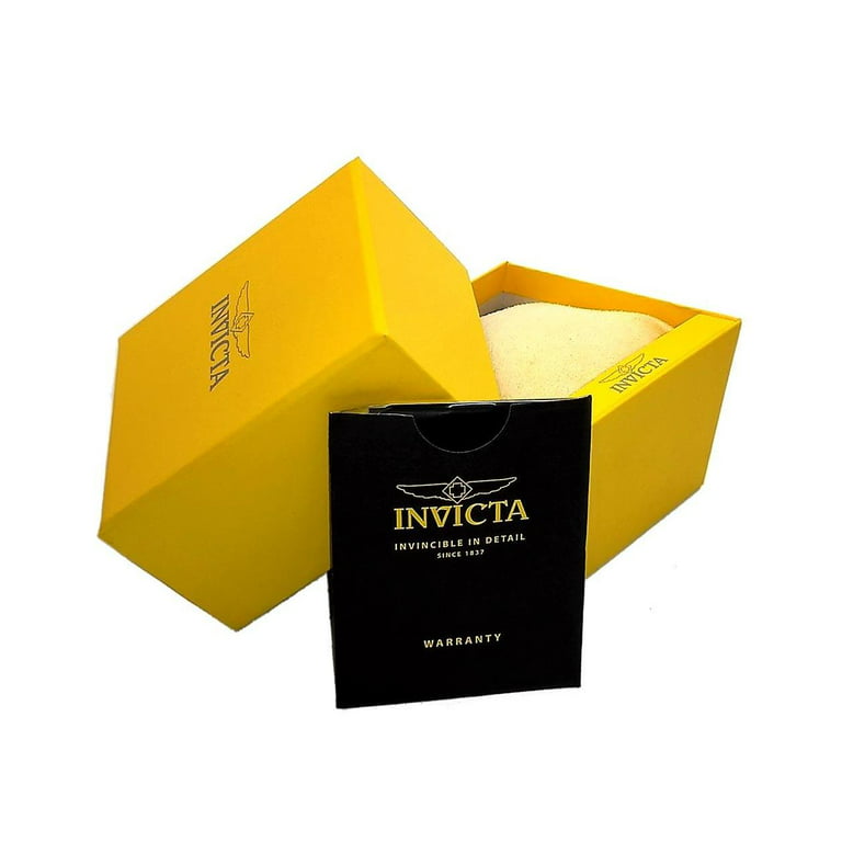 Invicta Men&s I-Force 15255 Gold Leather Quartz Watch