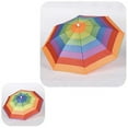 thumbnail image 2 of Foldable Umbrella Hat - & Polyester, Elastic Band - Hands-Free, Reusable - For Adults & Kids - Outdoor Use, 2 of 4