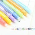 thumbnail image 3 of SagaSave 10Pcs Plastic Double End Highlighter Erasable Markers Pens with Storage Boxes Stationery Assorted Colors, 3 of 5