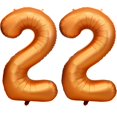 thumbnail image 1 of Globo numérico LVMOQIQIU, naranja, 22 x 40 pulgadas, para cumpleaños, boda, 1 of 6