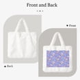 thumbnail image 2 of Yiaed Butterflies And Flowers Print Fluffy Shoulder Bag Plush Bags Women Ladies Tote Bag Fluffy White Furry Purse Handbag for Autumn and Winter, 2 of 7