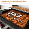 thumbnail image 3 of Flintex 4 Burner Propane Gas Grill with Infrared Side Burner, 40,000 BTU, Diamond Grates & Griddle for Outdoor BBQ, 3 of 10