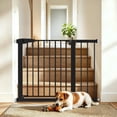 thumbnail image 2 of DOMIPET Pet Gate, 29.5''-40.5'' Wide Dog Gate for Doorways & Stairs, Black, 2 of 8