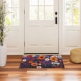 thumbnail image 3 of Yayeee Doormat for Indoor Entrance 32" x 20" Non Slippery Floor Rug, Purple Flowers, 3 of 8