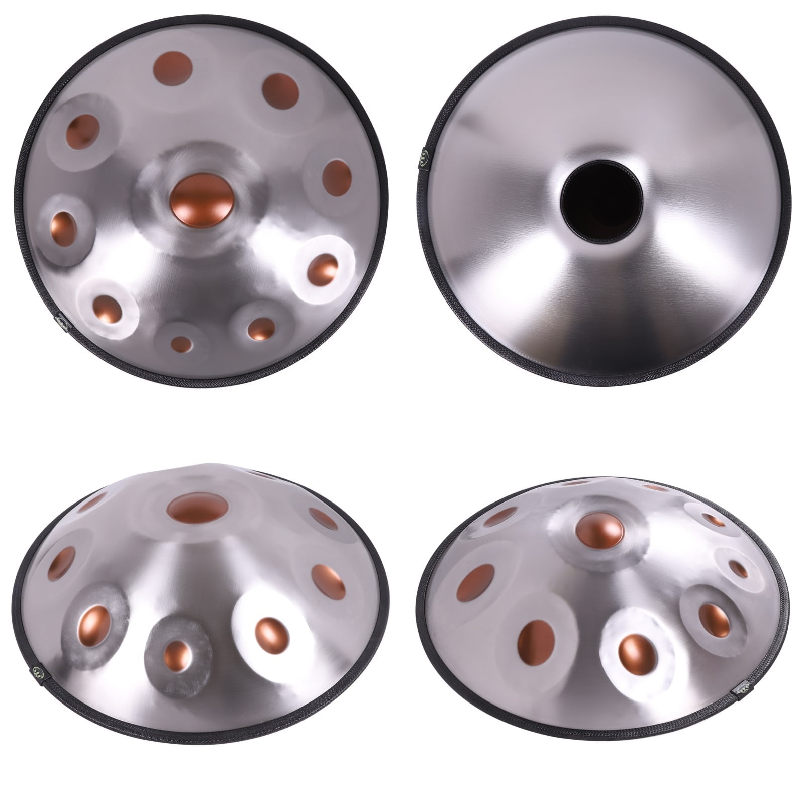 440HZ Steel Tongue Drum Percussion Instrument Handpan Drum in D Minor 10 Notes
