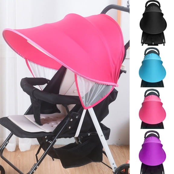 Cheers Stroller Sun Shade Sun Protection Sun Shade for Strollers Car Seats Pram Pushchair Buggy Stroller Sunshade Parasol Sun Rain Shade Canopy Cover Awning Anti UV