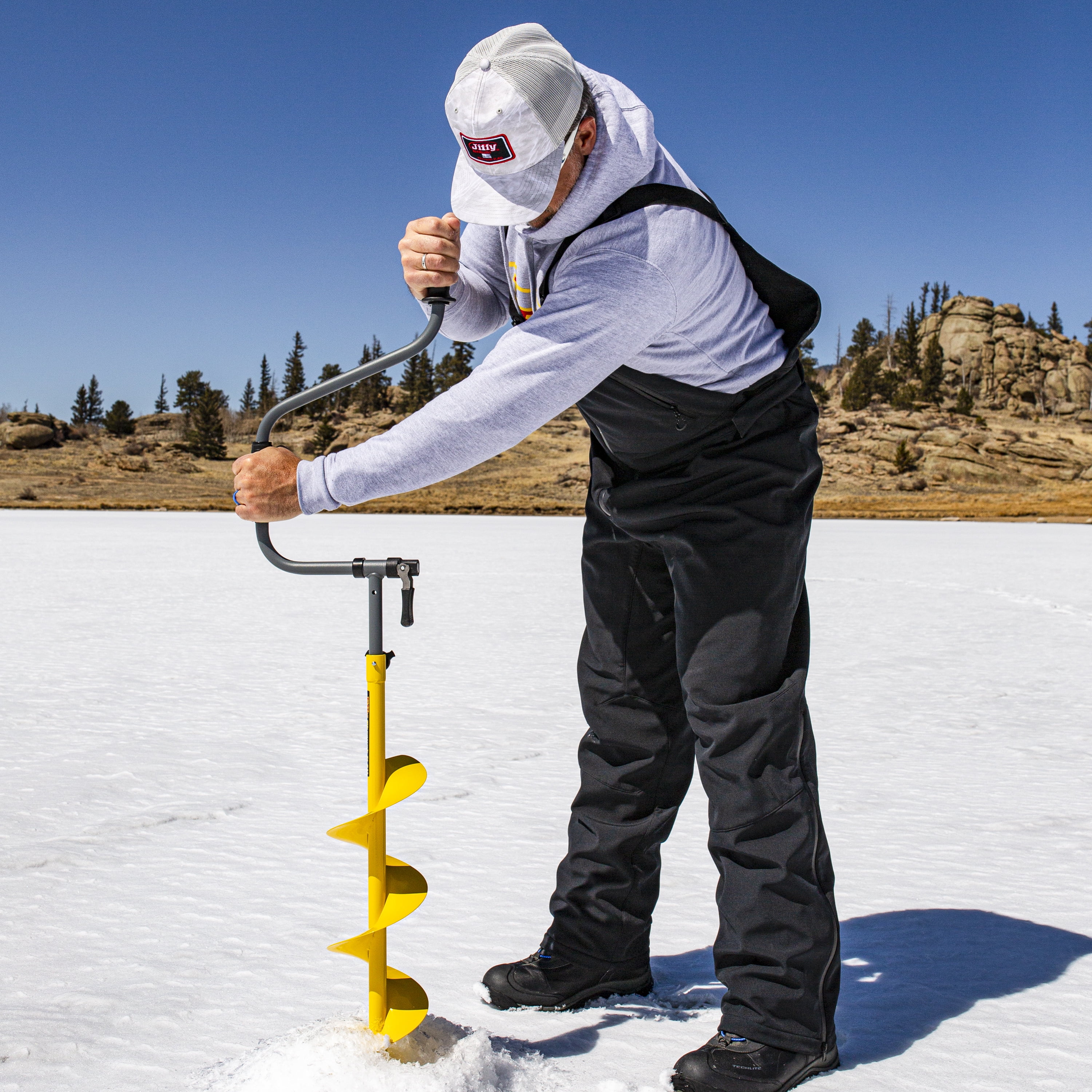 Jiffy Ice Ice Fishing Augers For Sale Ice Auger Rent Ice Fishing