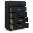 thumbnail image 4 of Ashley Furniture Rowanbeck Black Chest of Drawers, 4 of 5