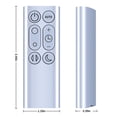 thumbnail image 4 of Replacement Remote Control Compatible for Dyson Pure Cool DP01 DP03 TP02 TP03 Purifying Fan, 4 of 5
