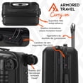 thumbnail image 4 of Maleta de viaje Carry-on de mano cabina 20” 10 kg ABS doble calibre candado de alta seguridad TSA LOCK Stone, 4 of 9