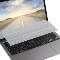 Insten Keyboard Cover Protector Compatible with 2020 Macbook Air 13", Ultra Thin Silicone Skin, Tactile Feeling, Anti-Dust, Clear