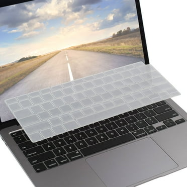 Insten Keyboard Cover Protector Compatible with 2020 Macbook Air 13", Ultra Thin Silicone Skin, Tactile Feeling, Anti-Dust, Clear