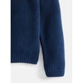 thumbnail image 3 of Wonder Nation Boys Quarter Zip Sweater with Long Sleeves, Sizes 4-18 & Husky, 3 of 3
