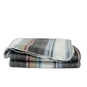Alpakitas Premium Handmade Alpaca Throw Blanket | Blankets & Throws | Cooling Blanket | Queen Blanket Size 87 x 64 inches | Fleece Blanket | Fuzzy Blanket (White & Blue)