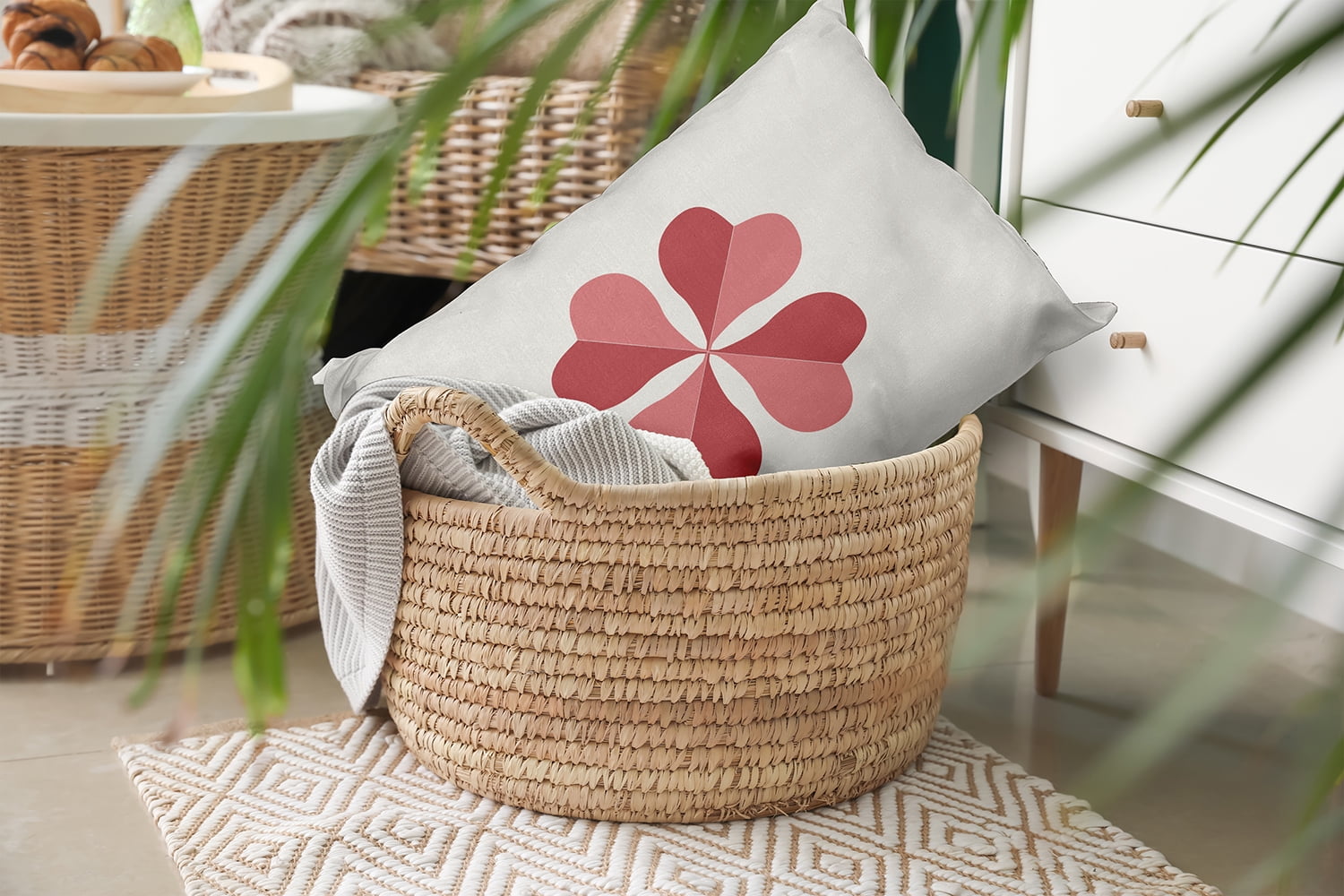 Simply Daisy 14" x 20" Modern, Contemporary St. Patrick's Day Polyester Decorative Lumbar Pillow