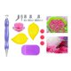 thumbnail image 3 of 13pcs 5D resina diamante pintura punto taladro bricolaje Cielo estrellado violeta SM SunniMix Bandejas de pintura de diamantes, 3 of 8