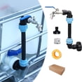 thumbnail image 2 of IBC Tote Tank Adapter Kit High Strength Versatile Connection with 3/4 Inch Standard Tap Interface for Rain Barrel and Container, 2 of 9