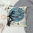 thumbnail image 2 of GOSMITH Throw Pillow Covers Watercolor Bird with Quotes Cushion Pillow Case Home Decor Pillowcase  White, 2 of 5