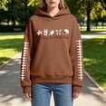 thumbnail image 2 of Womens Sweatshirt Half Zip Pullover Loose Fit Cozy Fleece Sweater for Work Casual Daily, 2 of 6