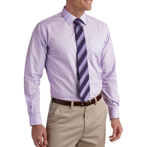 Men's Packaged Dress Shirt-Tie Set - Walmart.com