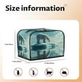thumbnail image 5 of Yiaed Polar Bear On Iceberg Print Two Slice Bread Machine Cover, Universal Size Kitchen Appliance Cover for Bread Machine,Bread Machine Cover, 5 of 7