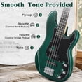 thumbnail image 4 of Ktaxon 46" Electric Bass Guitar Kit with 20W Amplifier, P Bass Style, 4 String, Transparent Green, 4 of 8