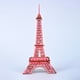 thumbnail image 3 of EeaseMX Rompecabezas de madera 3D de la Torre Eiffel, juguete educativo, rompecabezas divertido para niños (rojo), 3 of 8