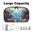 thumbnail image 3 of Hearts Battle Portable Oxford Cloth Charger Case with Waterproof Design - 5.9x9.44x3.14 in - PC Case, Storage Pouch, Cable Organizer Desk, Cable Box Organizer, 3 of 6
