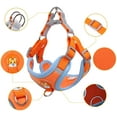 thumbnail image 3 of Pet Chest Harness Suede Cat and Dog Harness Reflective and Breathable Dog Rope Dog Leash, 3 of 5