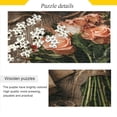 thumbnail image 2 of WOBOGO Pink Rose Puzzle Challenge 500 Piece Jigsaw Suitable for Game Night Finished Size 20.5 x 14.9in, 2 of 9