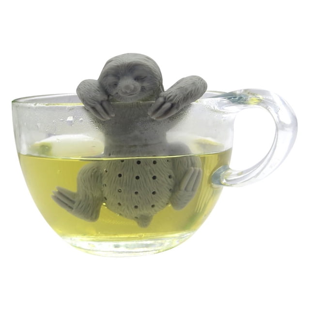 Food Grade Silicone Sloth Tea Filter Tea Maker Animal Style Tea Leak Household Tea Filter