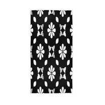 Bath Towel Single-Sided Printed Highly Absorbent Soft Quick Towel for Bathroom Spa Gym & Sports Geometric Florals