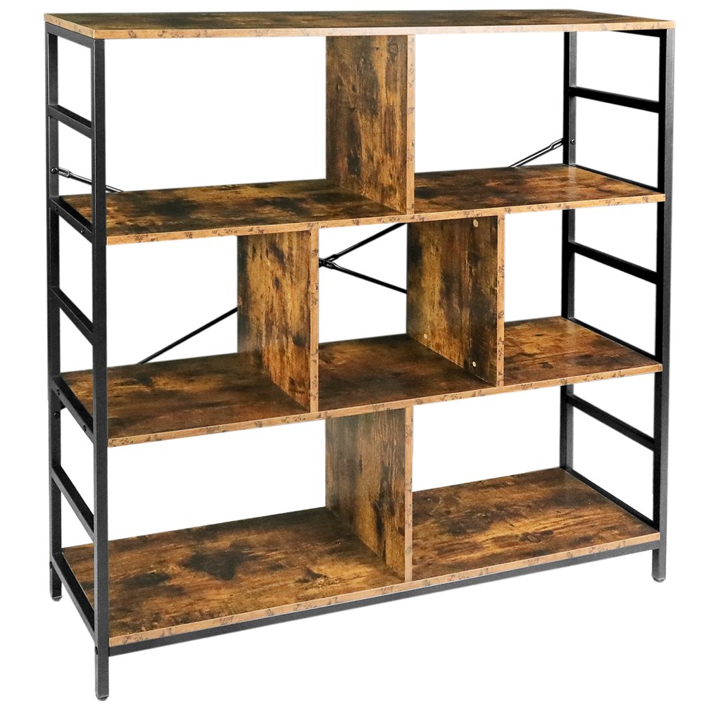 Lavievert 3Tier Bookcase Free Standing Bookshelf Display with