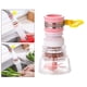 thumbnail image 5 of Extensor de grifo antiproyección, rociador de fregadero de cocina, boquilla de grifo, de agua, flexible, fácil instalación Rosado, 5 of 7