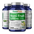thumbnail image 4 of Suplemento de extracto de fruta de noni de NusaPure, 6000 mg, 240 cápsulas, 4 of 9