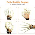 thumbnail image 2 of Guantes de Halloween Dedos de calavera portátiles Extensiones de dedos articulados Un par de garras de diablo de Halloween Manos fantasmas de cosplay Apto para todos los dedos Los dedos falsos se pue JAMW Sencillez, 2 of 5