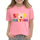 thumbnail image 3 of Camisa de Vestido de Manga Corta de los Niños Moda Lindo Cuello Redondo Impresión Tee Tela Suave Transpirable para Viajes Escolares Informales, 3 of 8
