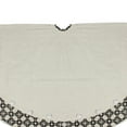 thumbnail image 3 of Allstate 54" Black and White Rhinestone Christmas Tree Skirt, 3 of 4