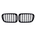 thumbnail image 2 of Astra Depot Gloss Black Front Kidney Grill Double Line for BMW X3 F25 F26 X4 Pre-LCI 2010-2013 (1 Pair), 2 of 6